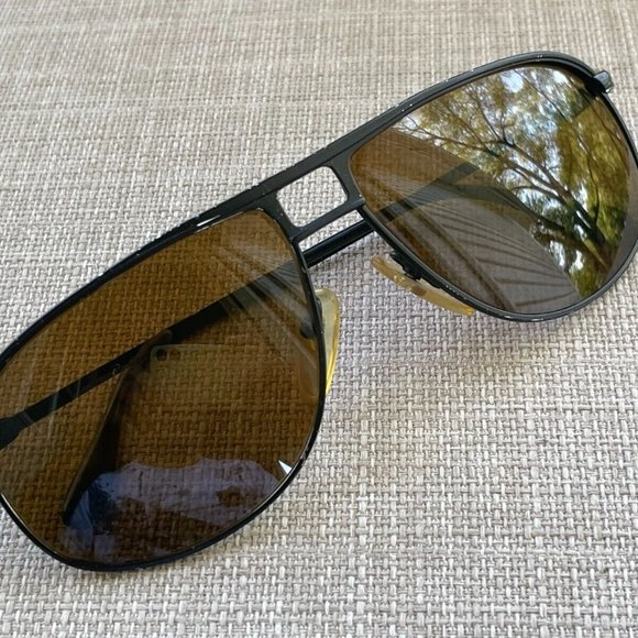 Lacoste Men Sunglasses Polarized Black Tone Metal Frame Eye Wear F229 Shades - Picture 3 of 12